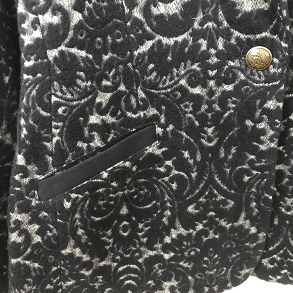 Cabi Wool-Blend Jacquard Jacket Blazer NEW Sz 12 - Picture 4 of 8